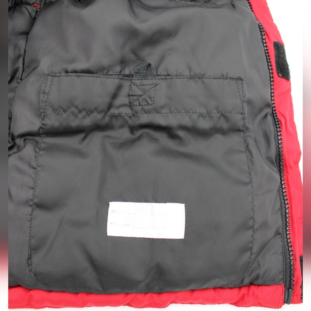 Athletic Works Boys M (8/10) Red & Black Puffer Vest - Picture 6 of 6